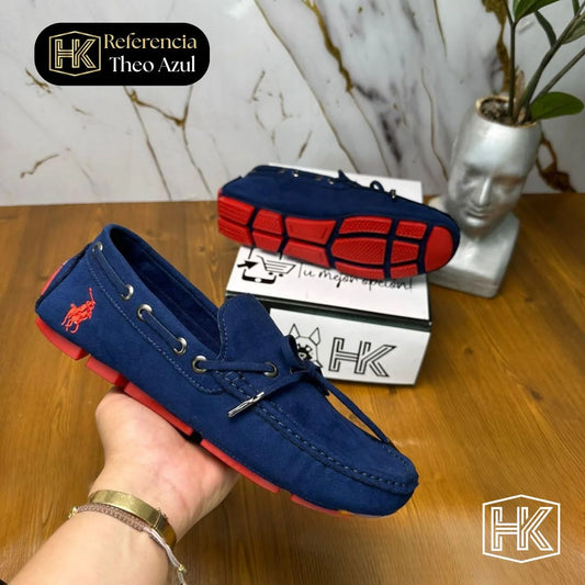 Mocasines Theo Azul