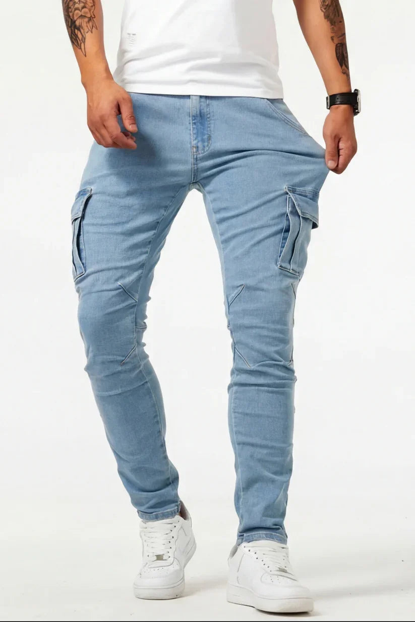 Jean Cargo Tiro Medio