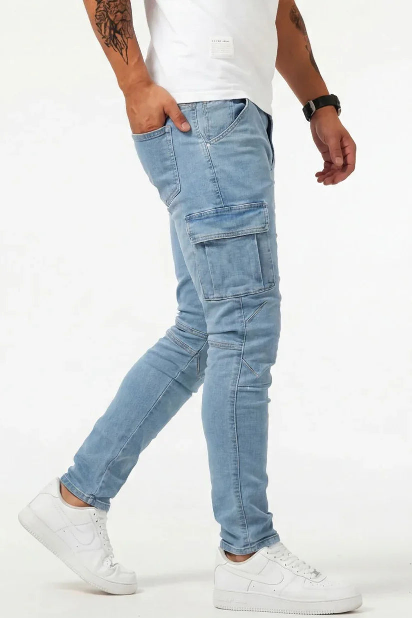 Jean Cargo Tiro Medio