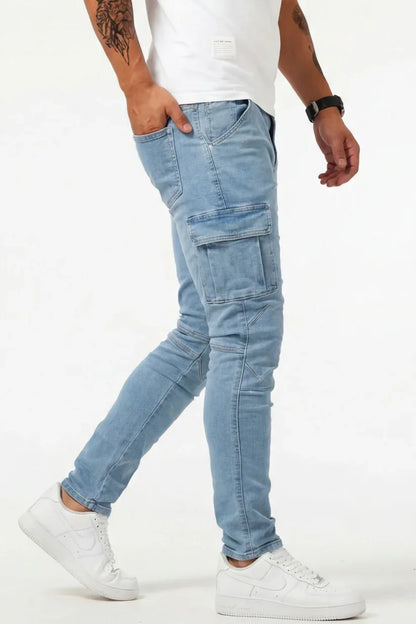 Jean Cargo Tiro Medio