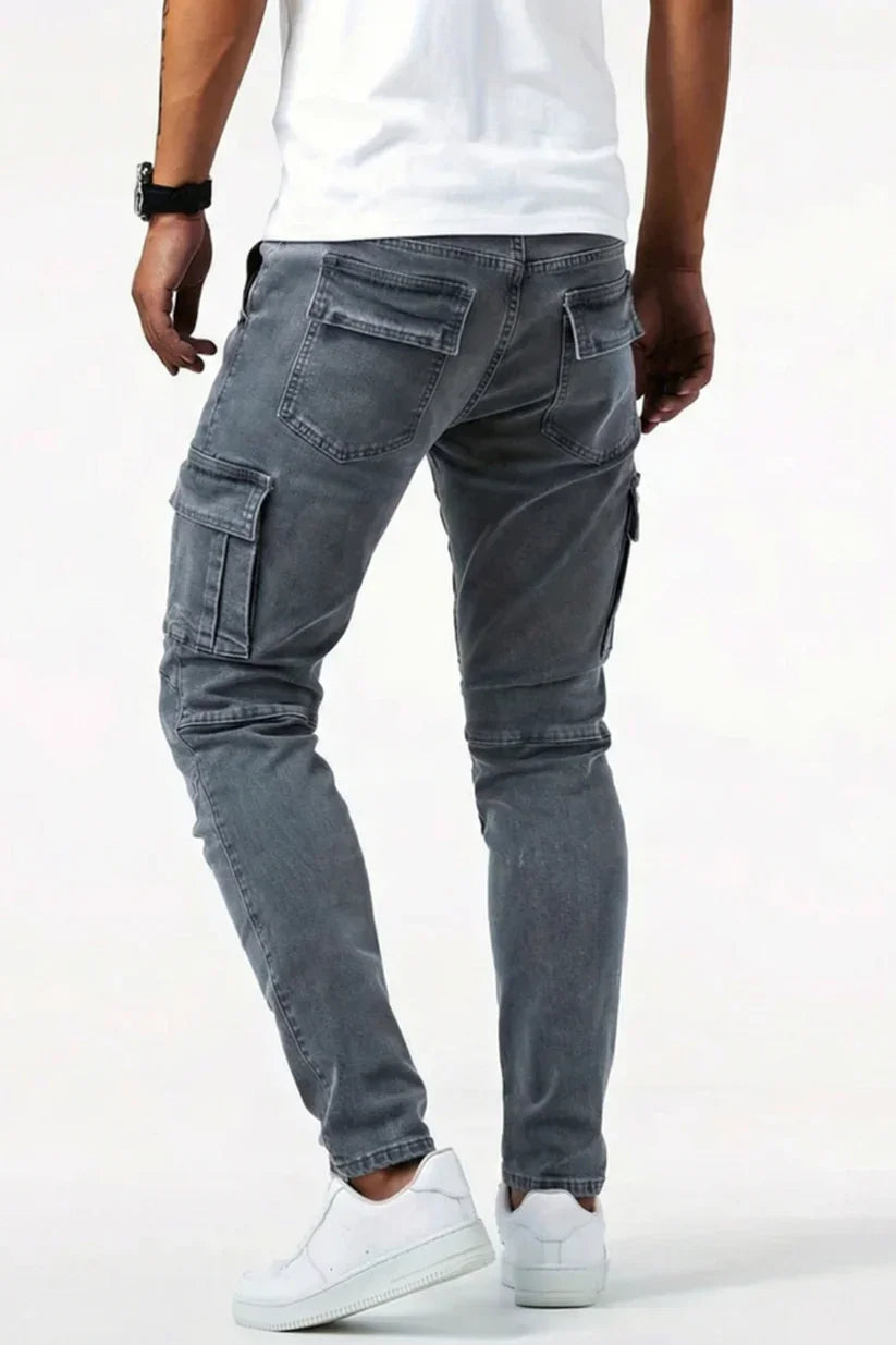 Jean Cargo Tiro Medio