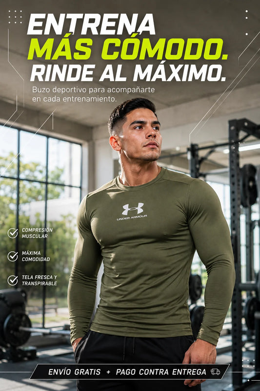 Buzos Deportivos PowerFit Manga Larga