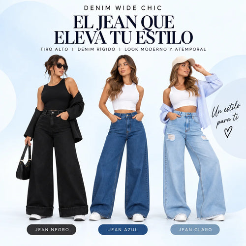 Denim Wide Chic